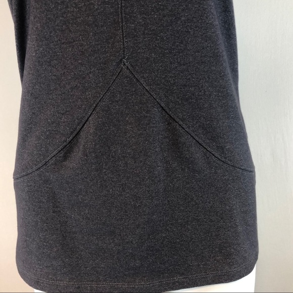 Athleta Grey V- Neck Workout Top Size Small - Picture 2 of 12